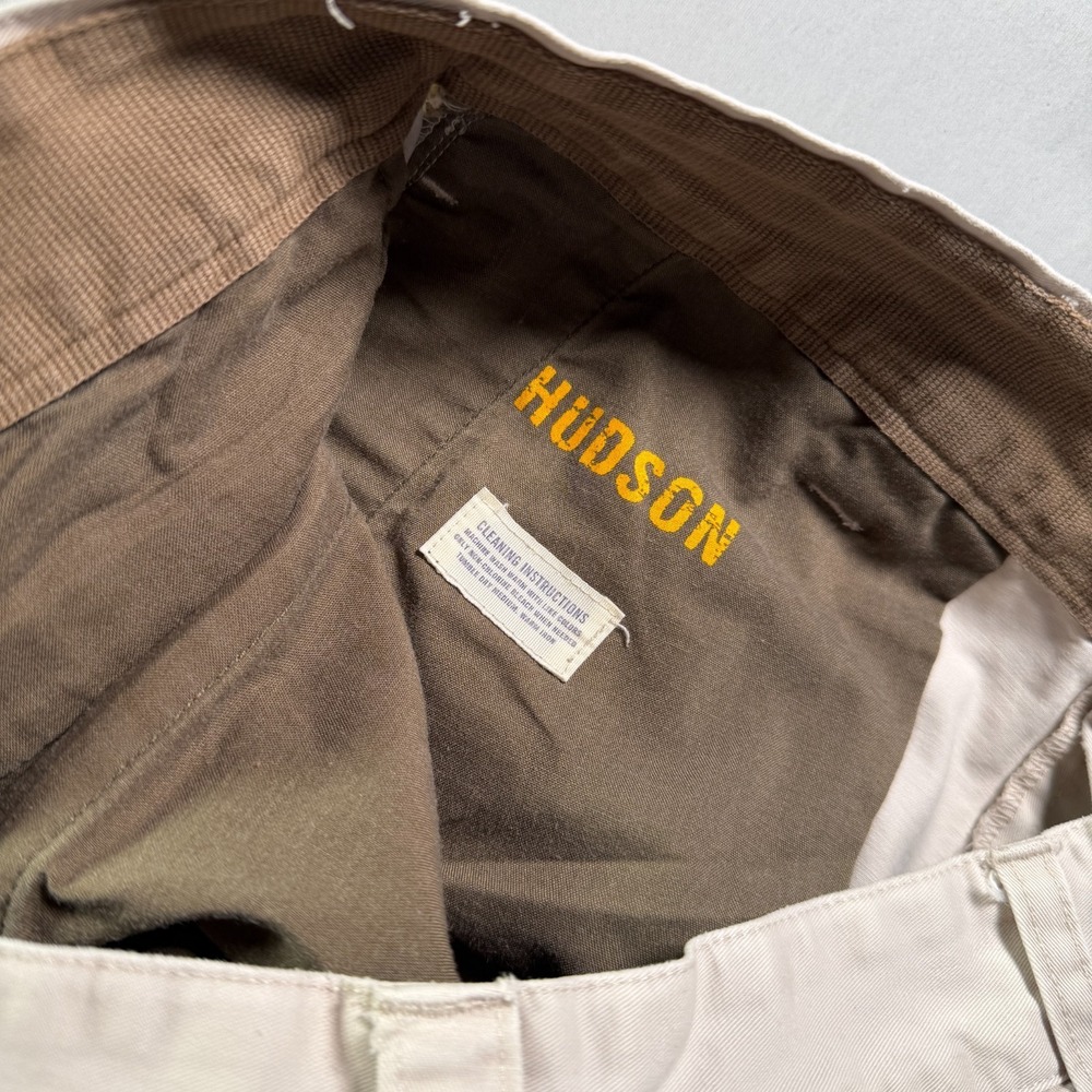 Gap Khaki Chino Pants Mens 34x30 (Fits 32x30) Beige Pockets Canvas Travel - Picture 6 of 9